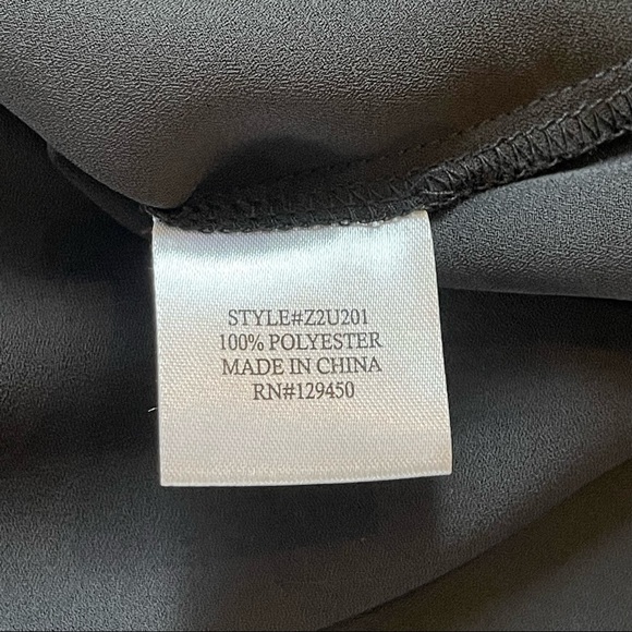 NWT Como Vintage Sheer Black Dress - XS - Picture 8 of 11